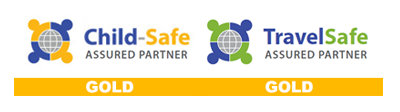 Travel Safe International Gold Accreditation Logo